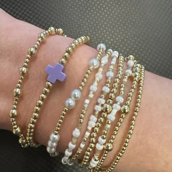 Enewton Purple Cross Bead Bracelet - Picture 7 of 7